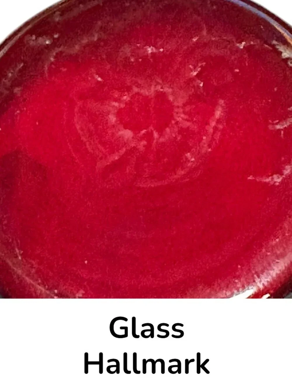 Vintage Red Ruby Bohemian Glass Hand Painted Vase Gondola Ride Stamped